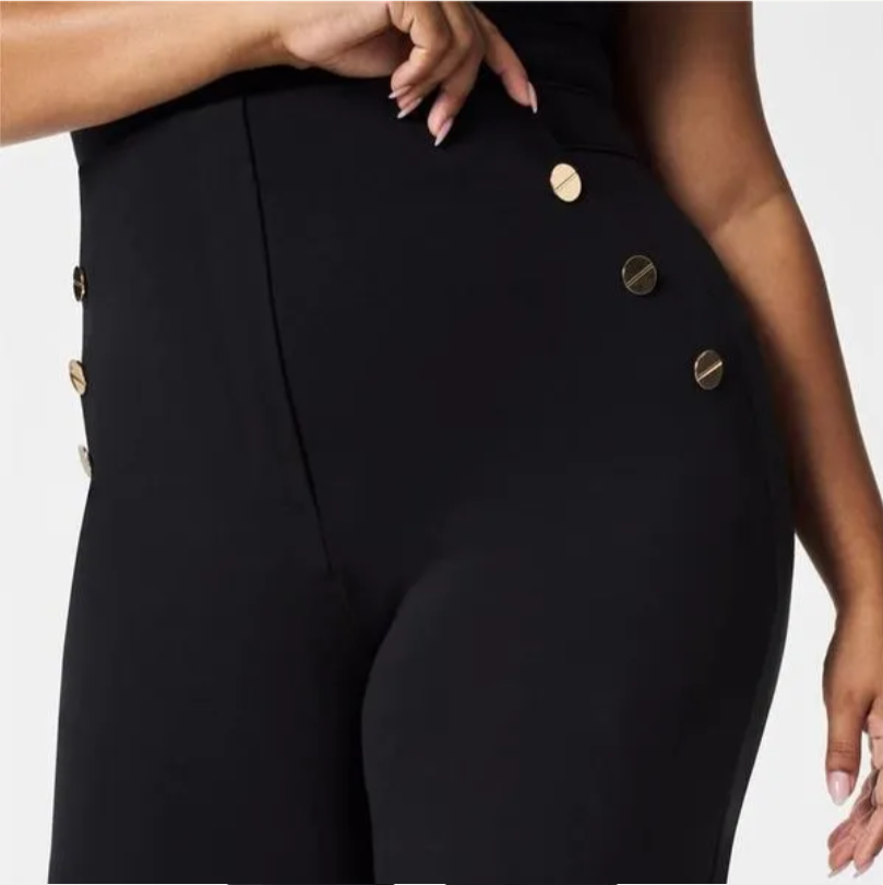 Wijde Pantalon met Knoopafwerking | 1 + 1 Gratis