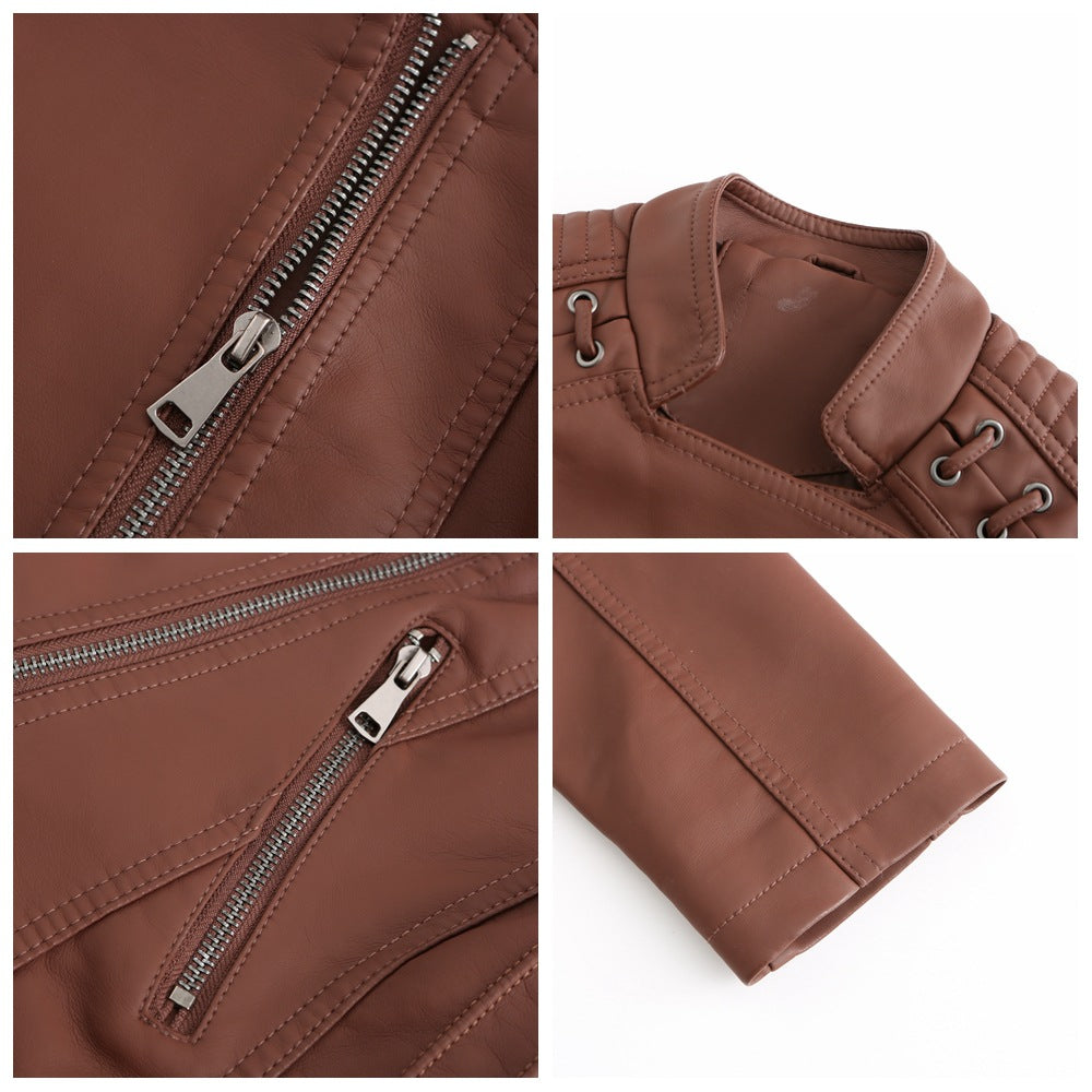 Autumn leather jacket | 1 + 1 Gratis