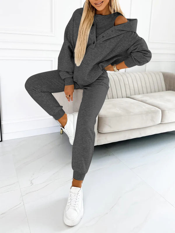 Chilluxe™ Hooded Sweatshirt Sports Suit