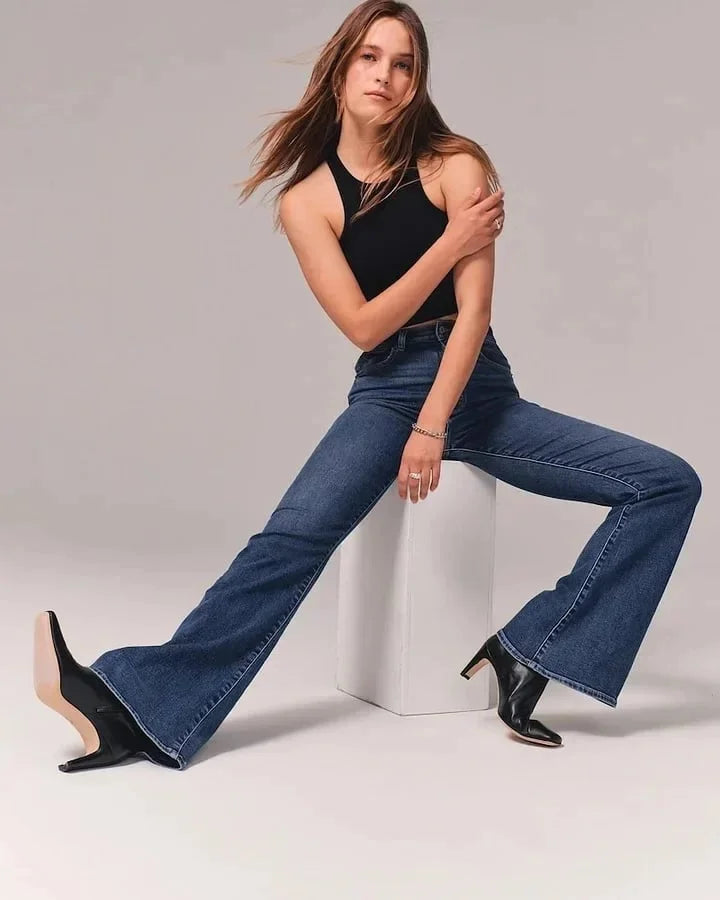 Premium Stretched Flared Jeans